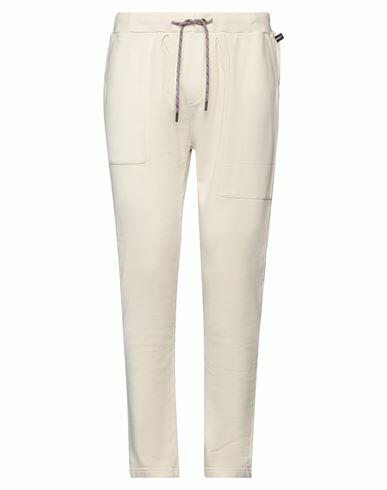 Noumeno Concept Man Pants Ivory Cotton, Polyester Cover