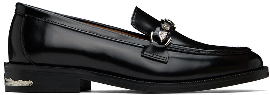 Toga Virilis Black Polished Loafers Cover