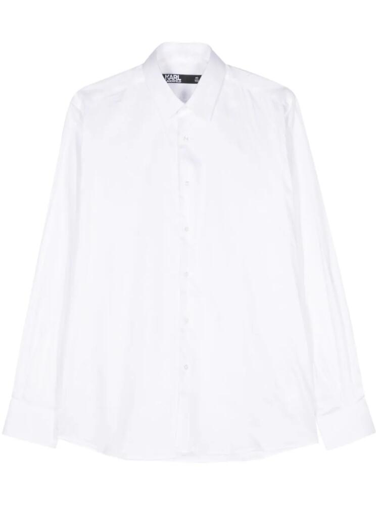 Karl Lagerfeld classic-collar shirt - White Cover