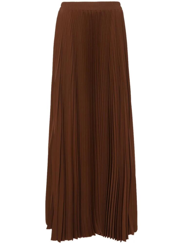 STYLAND pleated maxi skirt - Brown Cover