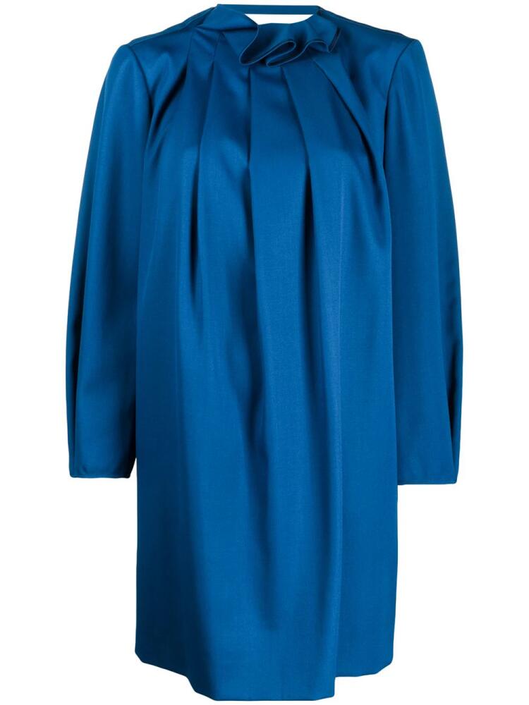 Nina Ricci pleated shift dress - Blue Cover