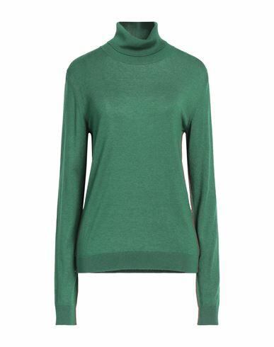 Akep Woman Turtleneck Green Viscose, Merino Wool, Polyamide Cover