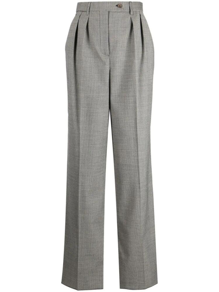 Rochas puppytooth tuxedo trousers - Black Cover