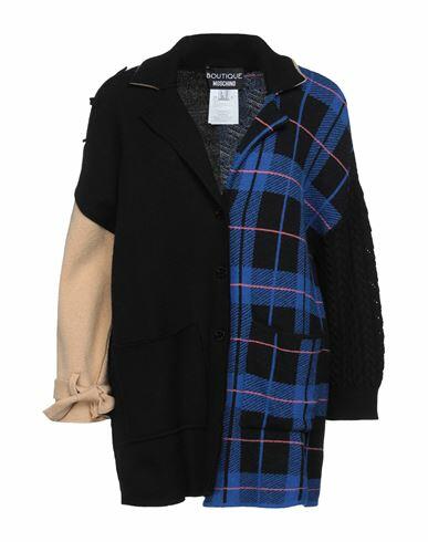 Boutique Moschino Woman Cardigan Black Virgin Wool Cover