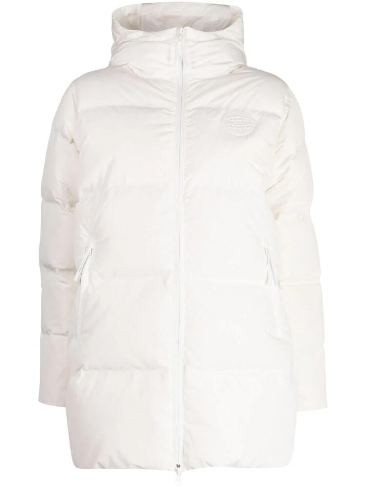 CHOCOOLATE high-neck padded jacket - White Cover