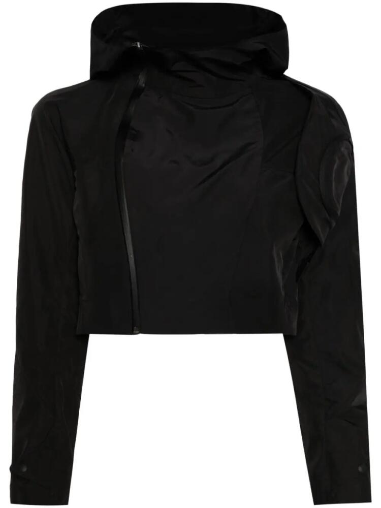 Hyein Seo hooded cropped shell jacket - Black Cover