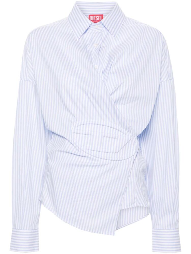 Diesel C-Siz-N2 striped shirt - Blue Cover