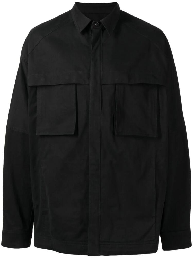 Juun.J concealed-front fastening shirt - Black Cover