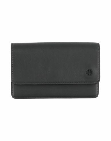 Giorgio Armani Man Wallet Black Calfskin Cover