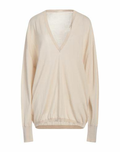 Quira Woman Sweater Beige Virgin Wool Cover