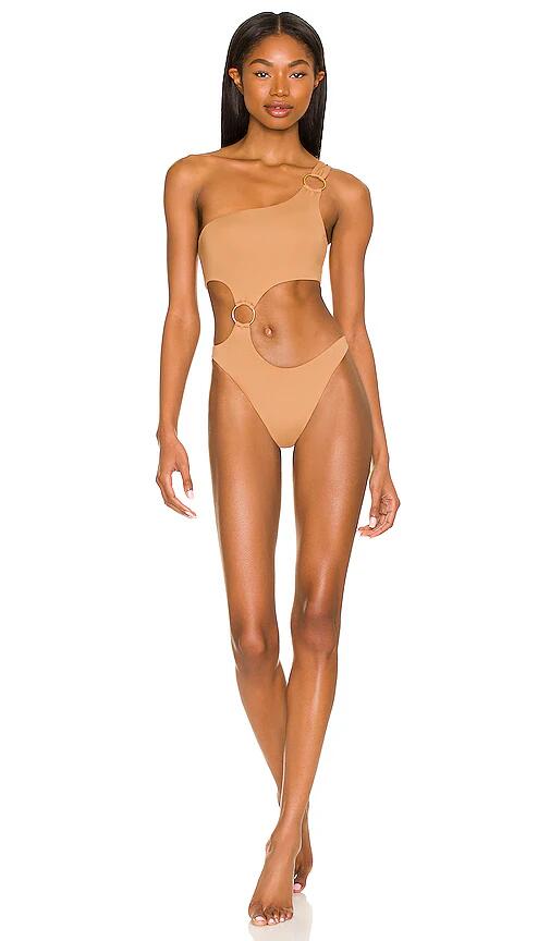 LSPACE L*Space X TESSA BROOKS Tessa One Piece in Tan Cover