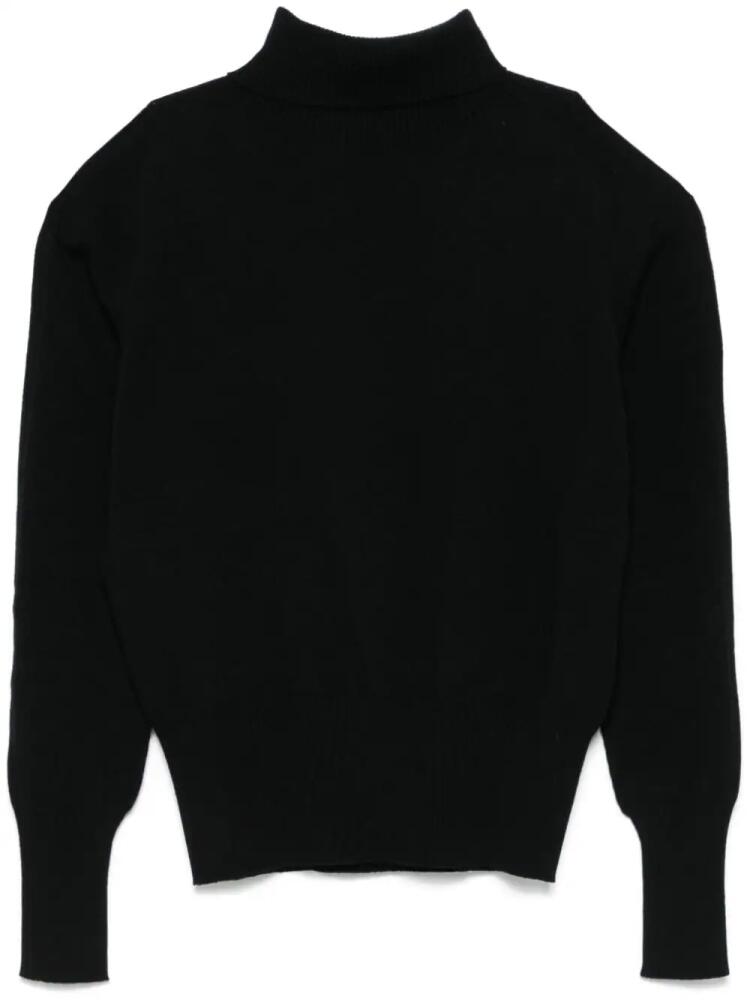 D.Exterior turtleneck sweater - Black Cover