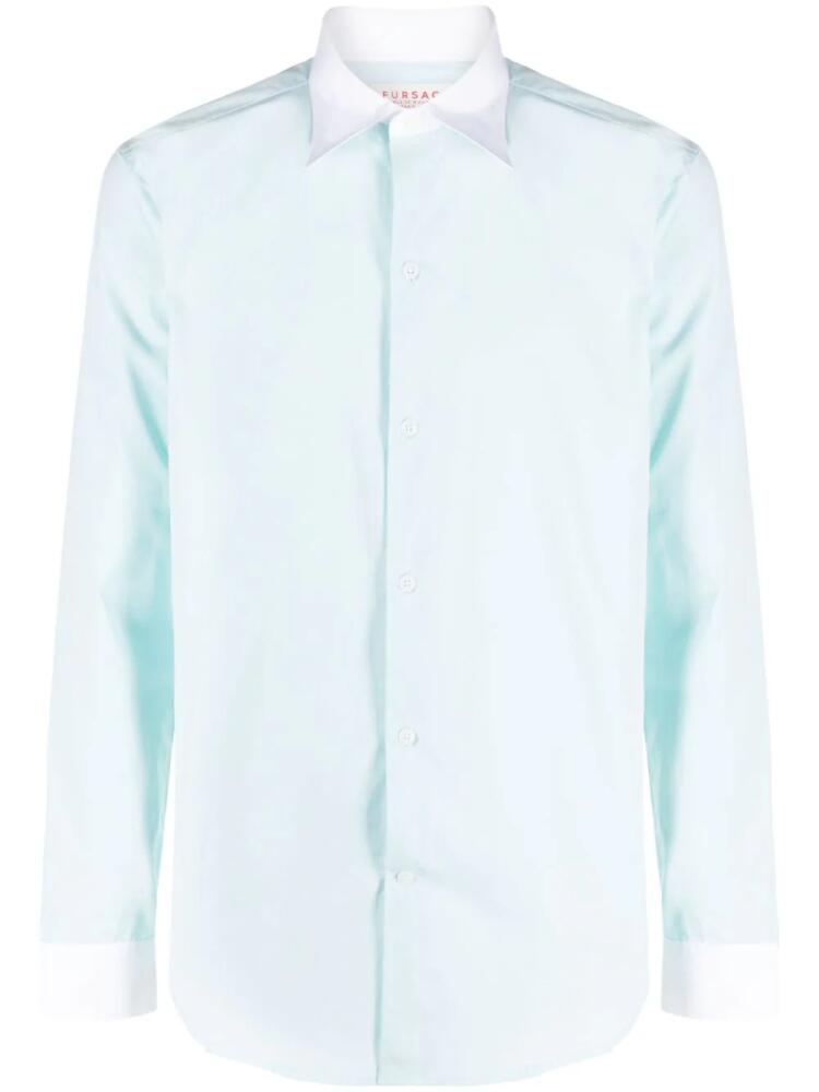 FURSAC cotton poplin shirt - Blue Cover