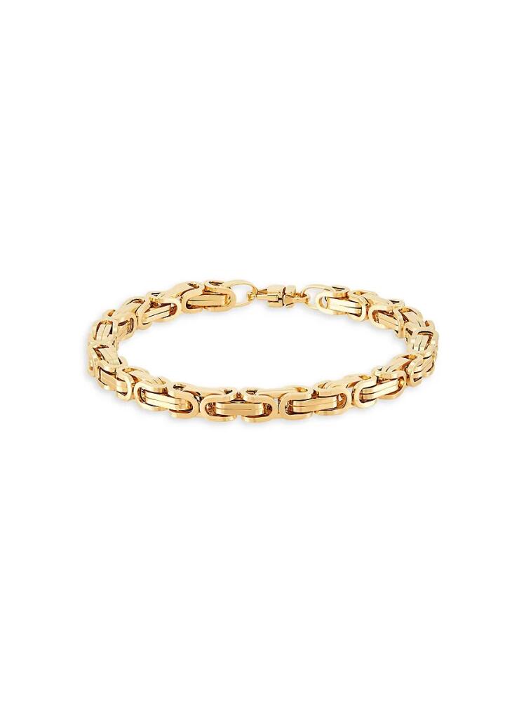 Saks Fifth Avenue Made in Italy Men's 14K Yellow Gold Link Bracelet Cover