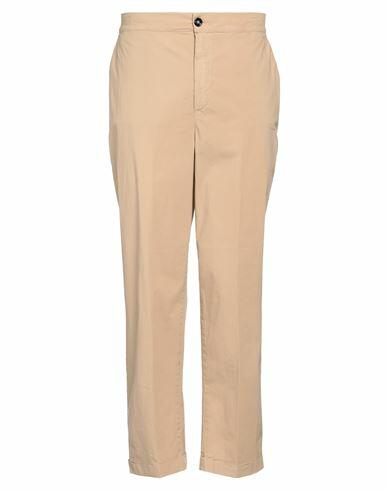 True Nyc Man Pants Sand Cotton, Elastane Cover