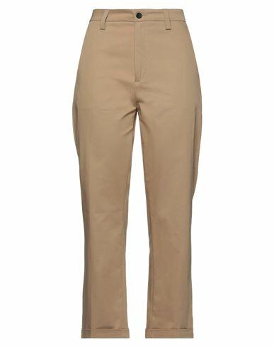 Department 5 Woman Pants Khaki Cotton, Elastane Cover