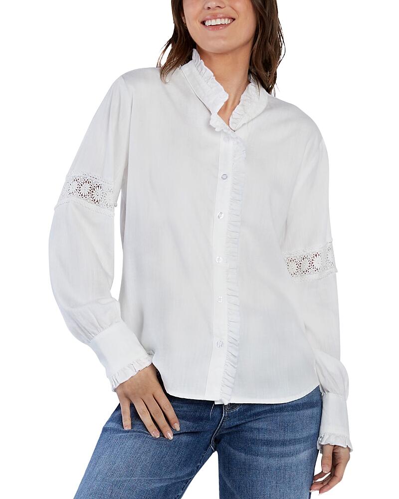 Billy T Melody Lace Ruffle Shirt Cover