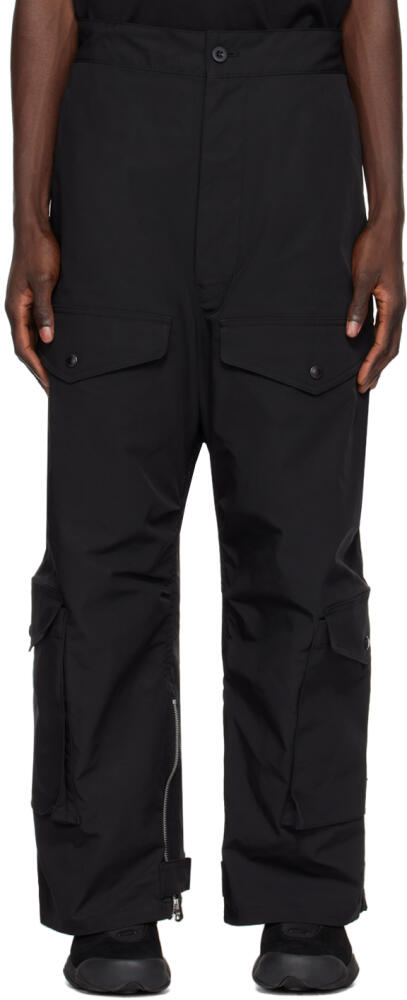 Junya Watanabe Black Velcro Tab Cargo Pants Cover