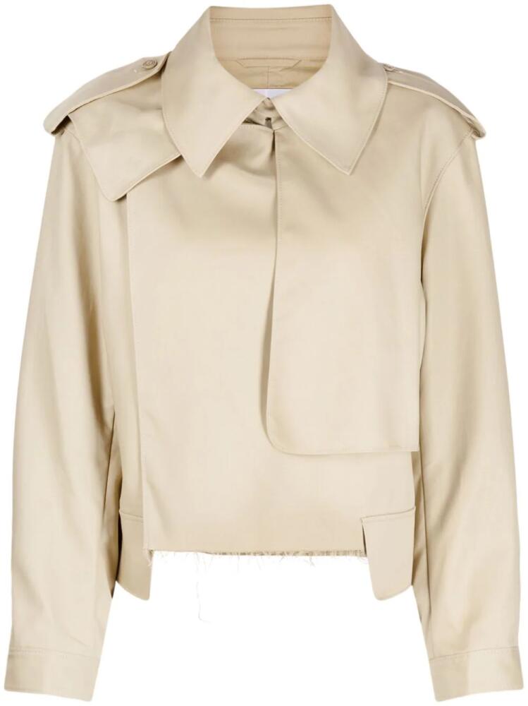 JNBY cropped tailored jacket - Brown Cover