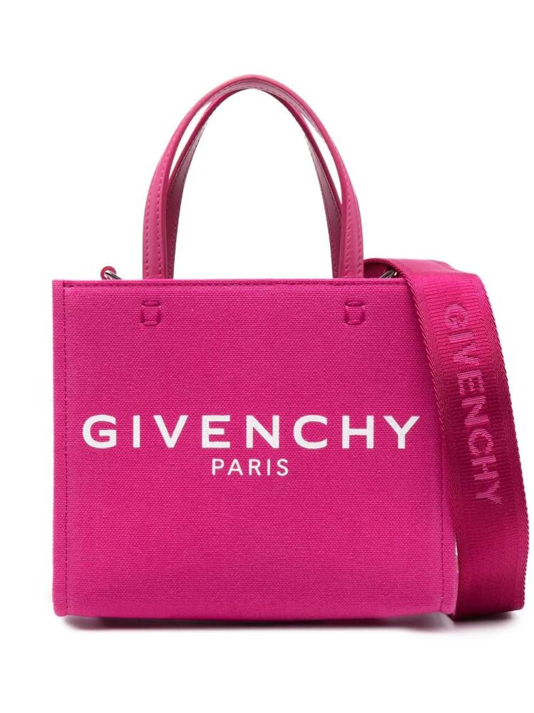 Givenchy mini G canvas tote bag - Pink Cover