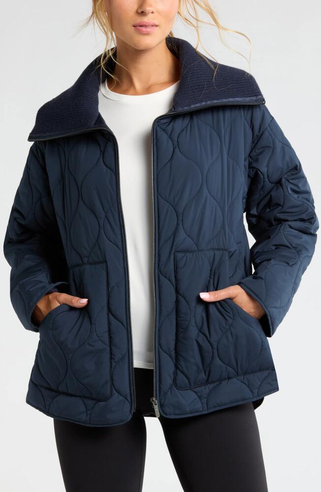 Zella Onion Quilted Jacket in Navy Sapphire Cover