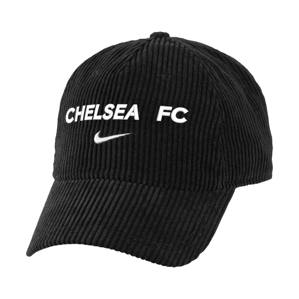 Chelsea FC Nike Unisex Soccer Corduroy Cap in Black Cover