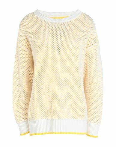 Max & co. Materia Woman Sweater White Cotton, Polyamide Cover