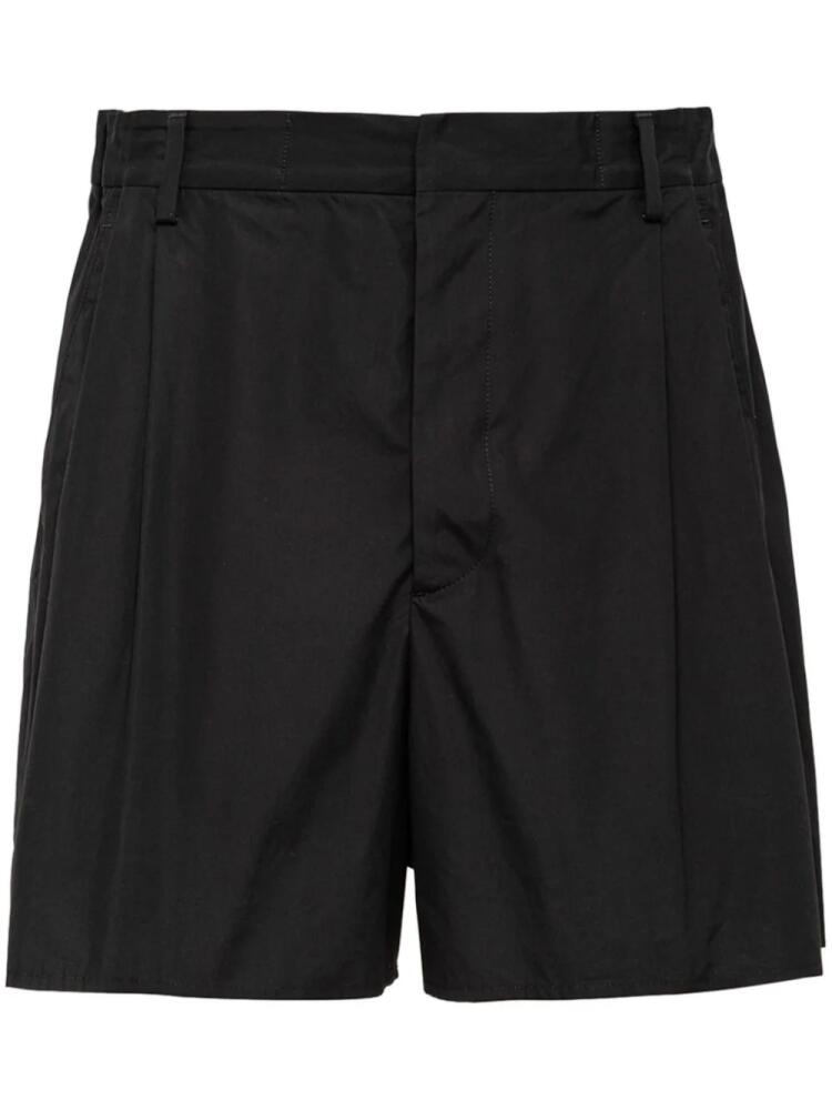 Prada tailored cotton shorts - Black Cover