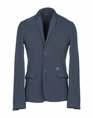 Guess Man Blazer Blue Cotton Cover