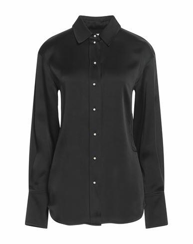 Victoria Beckham Woman Shirt Black Acetate, Viscose, Brass, Polyamide, Steel Cover