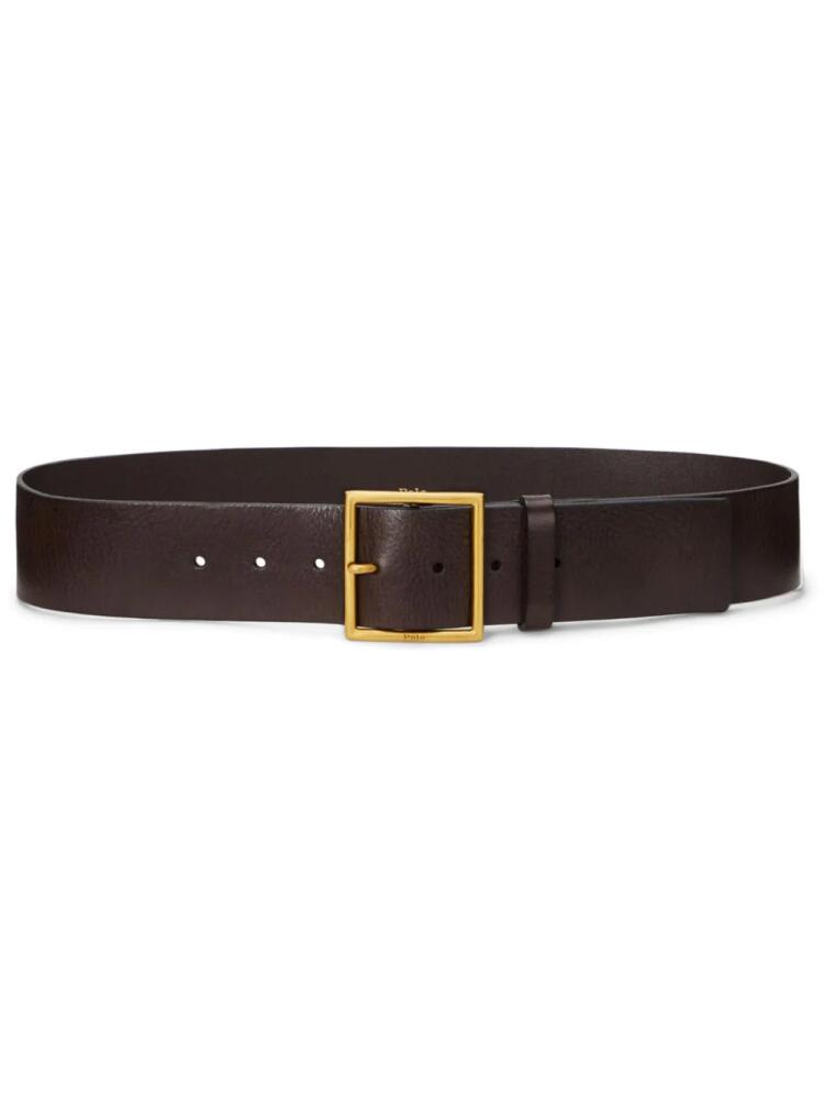 Polo Ralph Lauren pin-buckle leather belt - Brown Cover