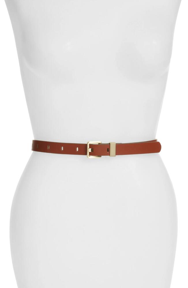 Nordstrom Metal Keeper Belt in Cognac Cover