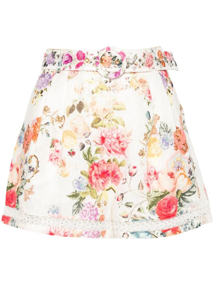 Camilla Sew Yesterday shorts - White Cover