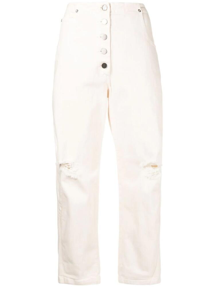 Rachel Comey tapered ripped jeans - White Cover