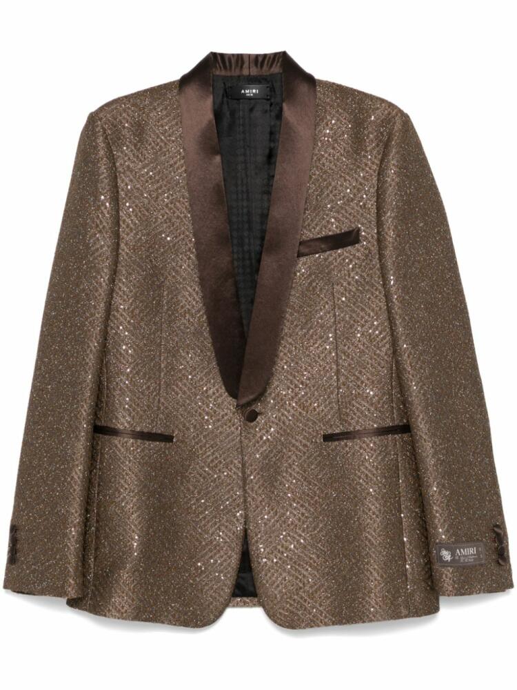 AMIRI sequin-embellished blazer - Brown Cover