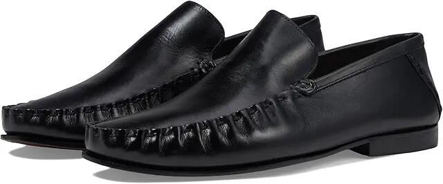 Massimo Matteo Moccasin Loafers (Black) Men's Lace Up Wing Tip Shoes Cover