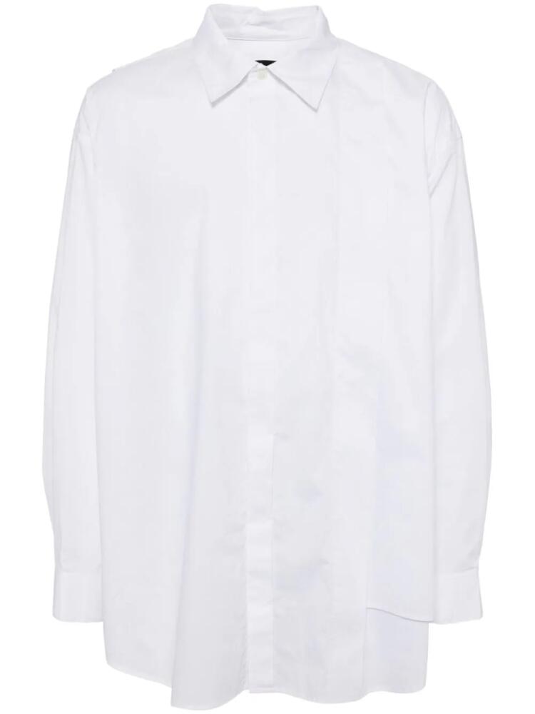 SONGZIO layered cotton shirt - White Cover