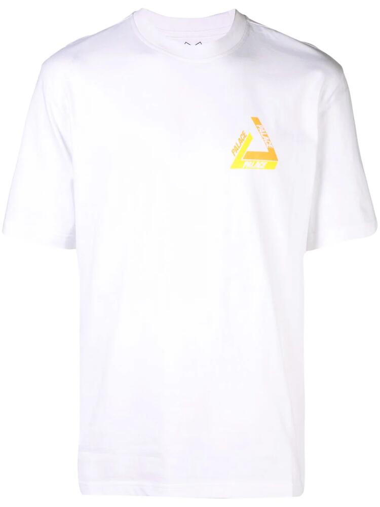 Palace Tri-Shadow logo-print T-shirt - White Cover