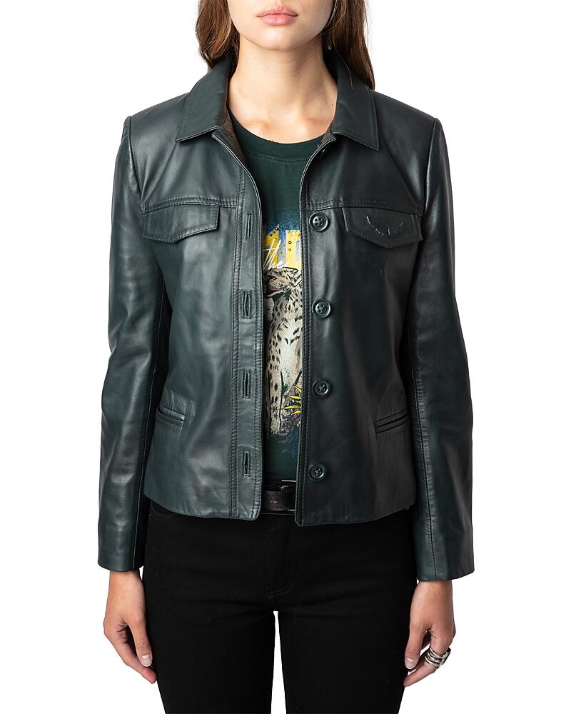 Zadig & Voltaire Liam Leather Jacket Cover