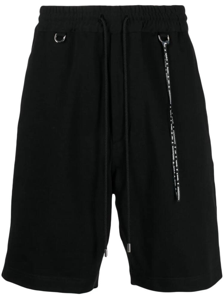 Mastermind Japan logo-print drawstring bermuda shorts - Black Cover