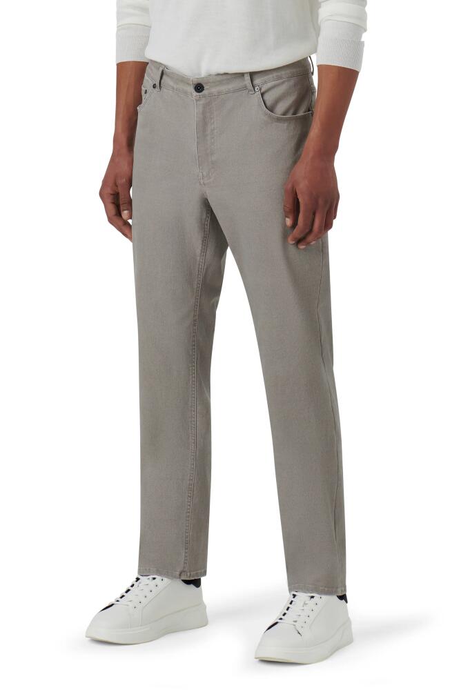 Bugatchi Five-Pocket Straight Leg Pants in Willow Cover