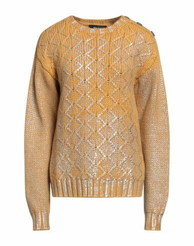 Rochas Woman Sweater Ocher Wool, Polyamide Cover