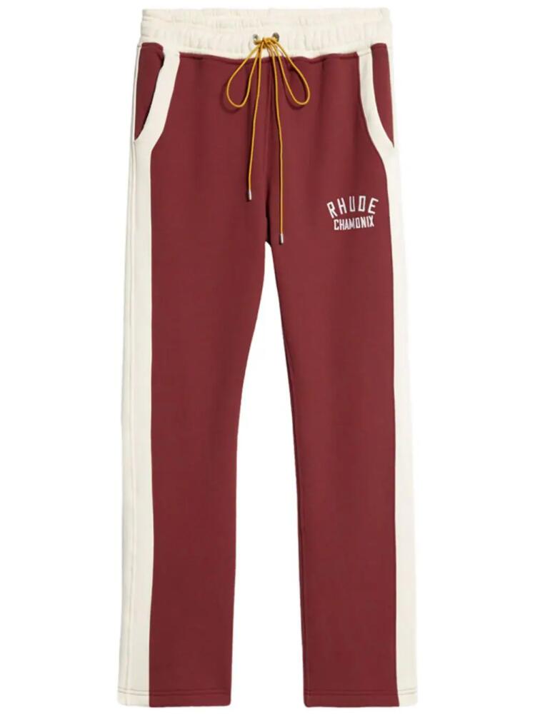 RHUDE Chamonix track pants - Red Cover