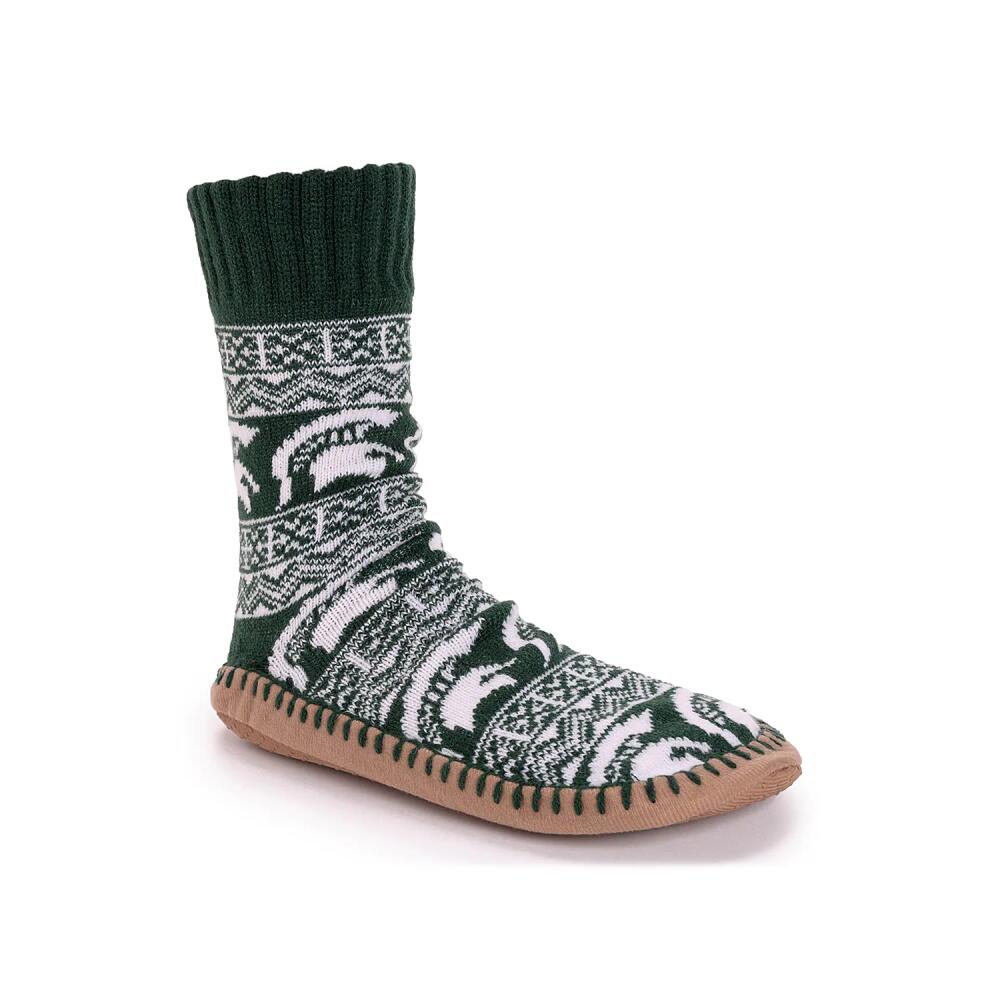 MUK LUKS Game Day Unisex Slipper Socks | Men's | Michigan State Cover