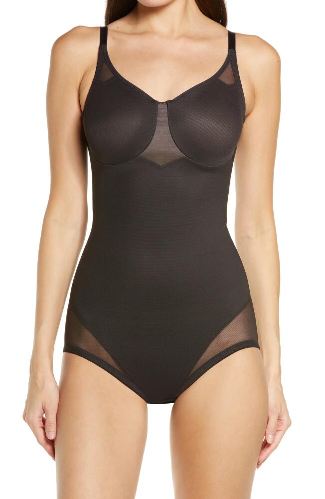 Miraclesuit Sexy Sheer Shaping Underwire Bodysuit in Black Cover