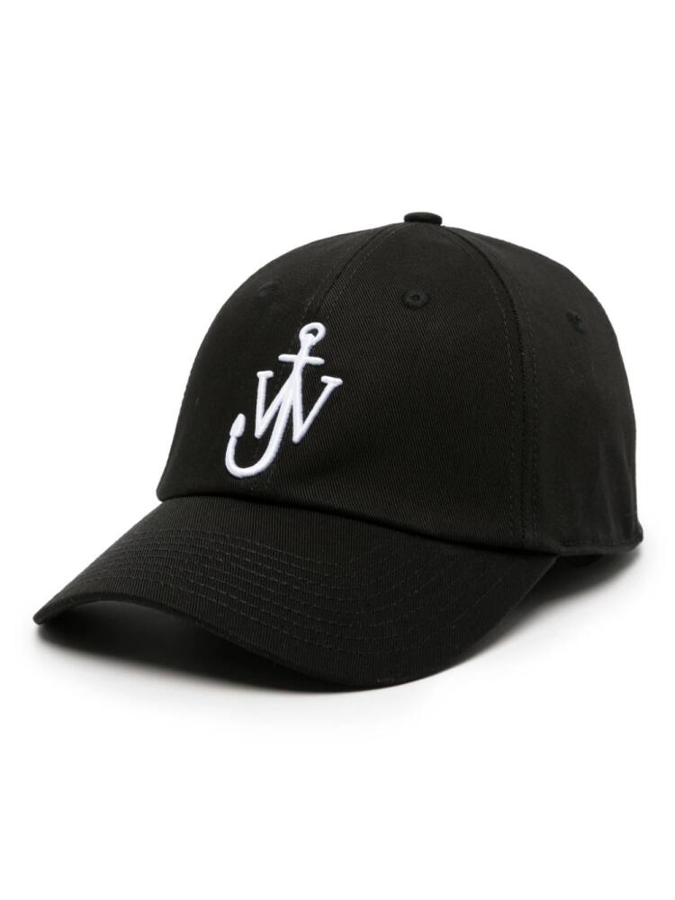 JW Anderson embroidered-logo baseball cap - Black Cover