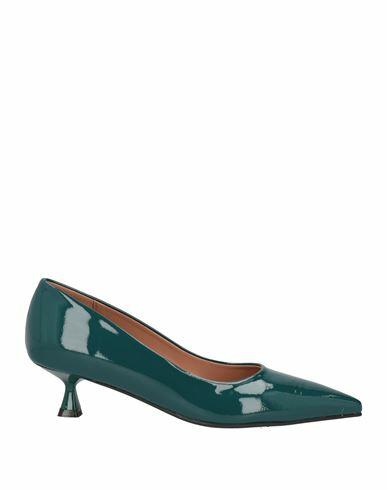 J. a.p. Jose Antonio Pereira Woman Pumps Deep jade Leather Cover