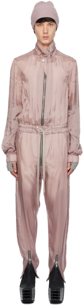 Rick Owens Pink Flightsuit Jumpsuit Cover