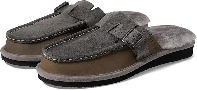 L.L.Bean Wicked Good Slipper Scuff 4 (Asphalt) Men's Shoes Cover