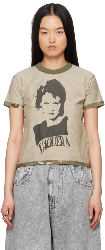 VAQUERA Beige Inside Out T-Shirt Cover